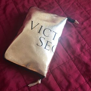 VS Convertible Gold and Black Tote Bag
